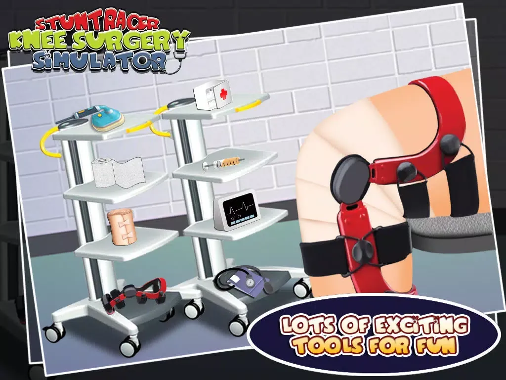 Stunt Racer Surgery Simulator – Virtual hospital care game for little surgeon iPad  Screenshots