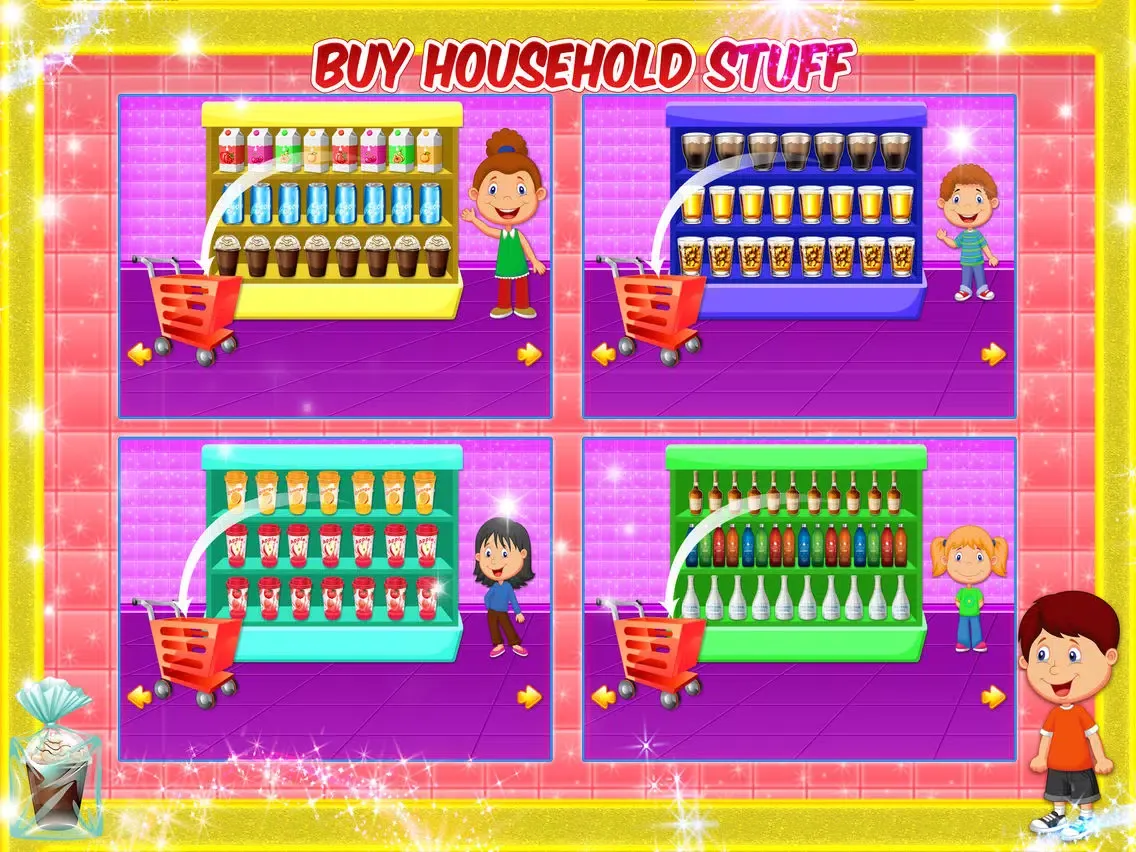 Capturas de tela do Supermarket Drive thru Shop- City Car Shopping iPad 