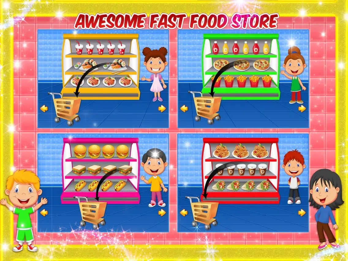 Capturas de tela do Supermarket Drive thru Shop- City Car Shopping iPad 
