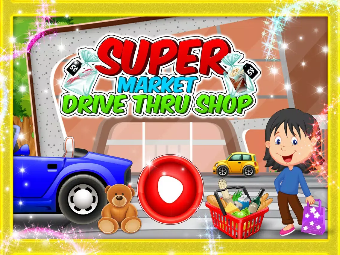Capturas de tela do Supermarket Drive thru Shop- City Car Shopping iPad 