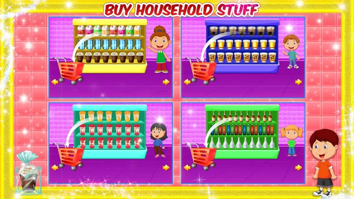 Capturas de tela do Supermarket Drive thru Shop- City Car Shopping
