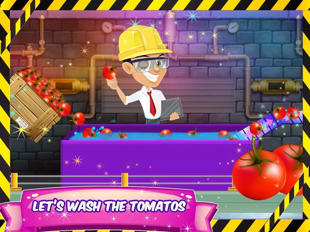 Capturas de pantalla de Tomato Ketchup Factory – Make carnival food in this cooking mania game for kids iPad 