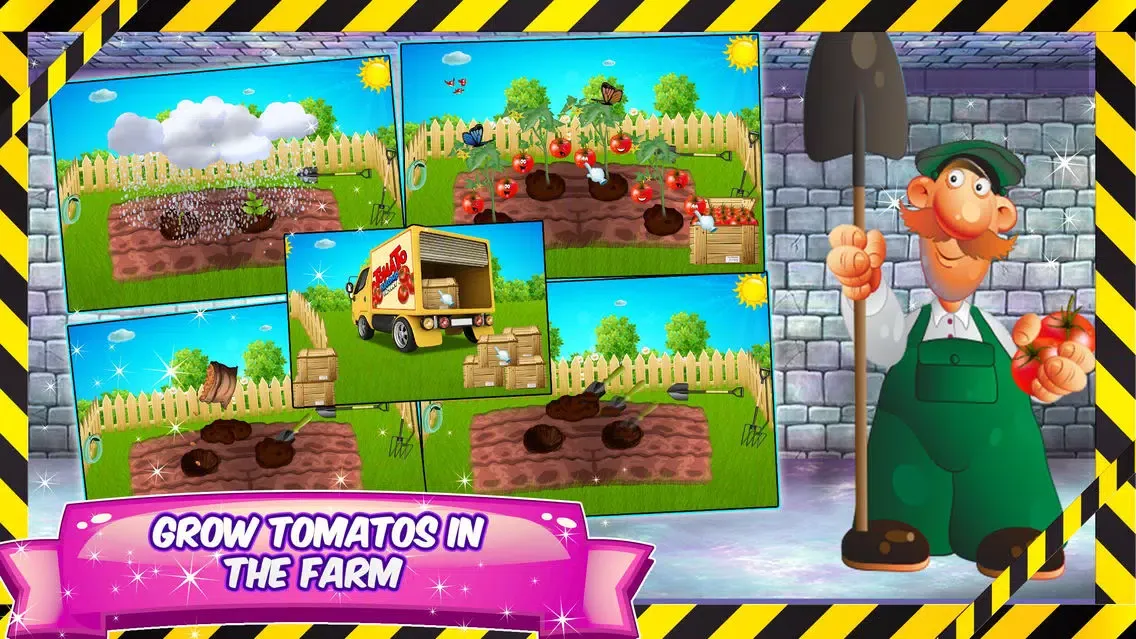 Capturas de pantalla de Tomato Ketchup Factory – Make carnival food in this cooking mania game for kids