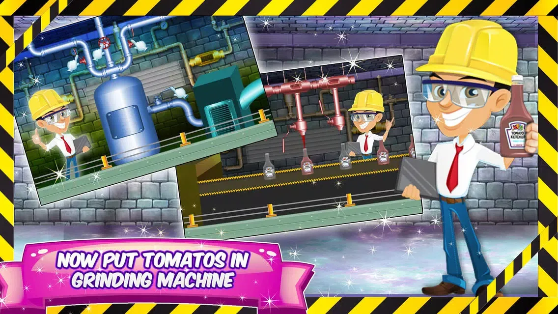 Capturas de pantalla de Tomato Ketchup Factory – Make carnival food in this cooking mania game for kids