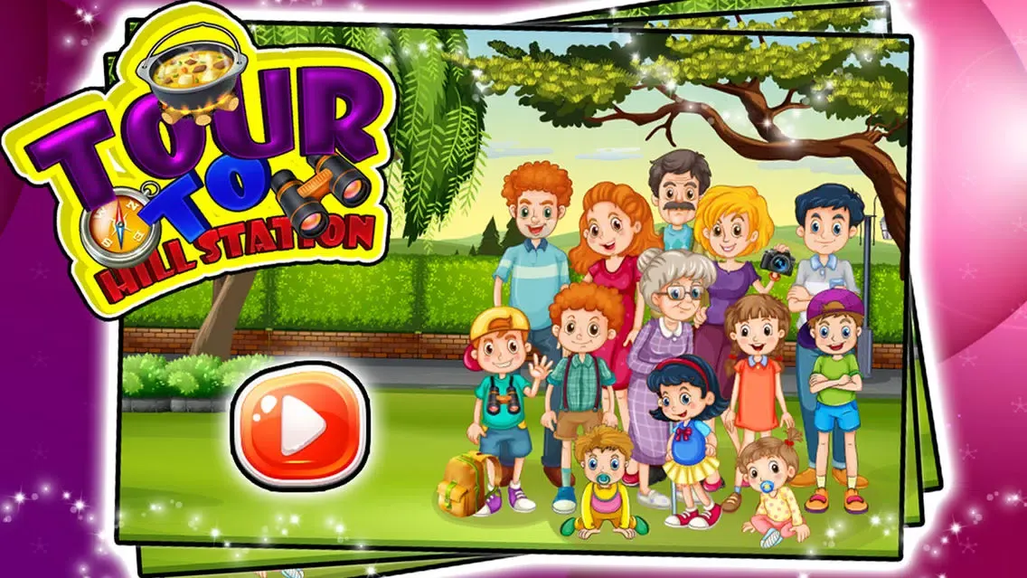 Tour to Hill Station – Crazy camping, cooking & shopping fun game سکرین شاٹس