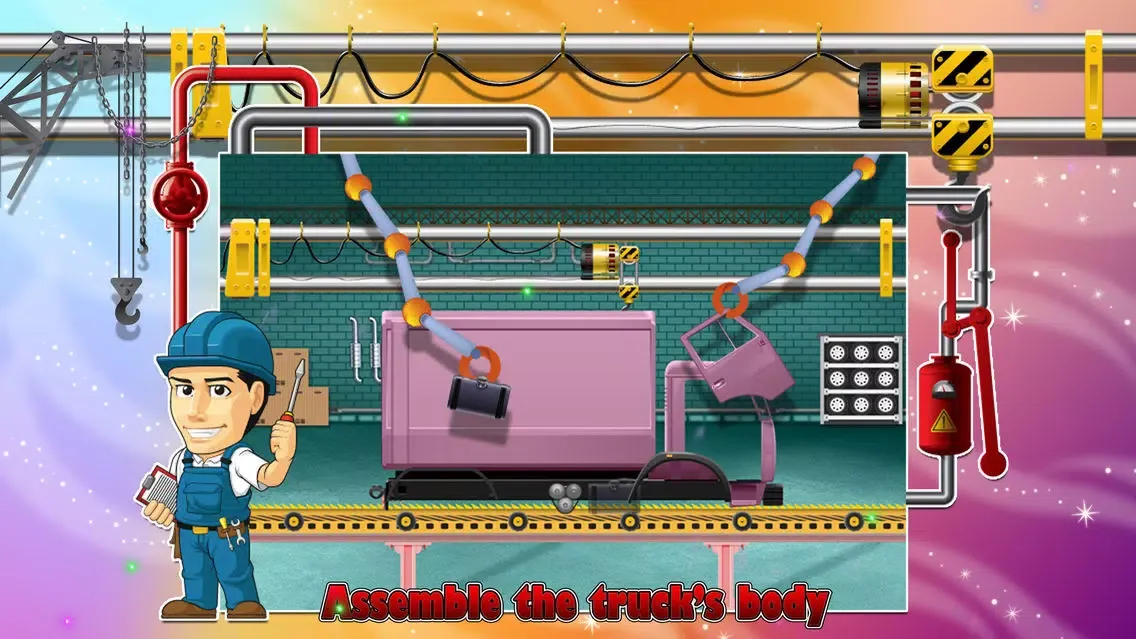 Truck Factory - Super cool vehicle maker simulator game for crazy mechanics Ekran Görüntüleri