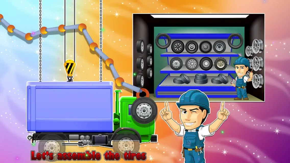 Truck Factory - Super cool vehicle maker simulator game for crazy mechanics Ekran Görüntüleri