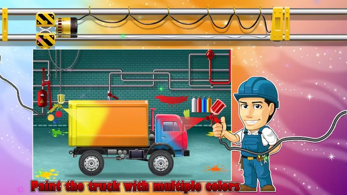 Truck Factory - Super cool vehicle maker simulator game for crazy mechanics Ekran Görüntüleri