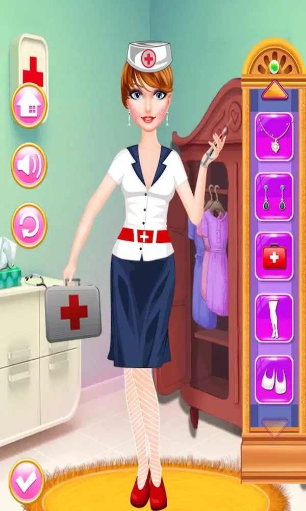 Beautiful Nurse Dress Up & Mak应用截图