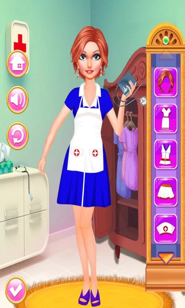 Beautiful Nurse Dress Up & Mak应用截图