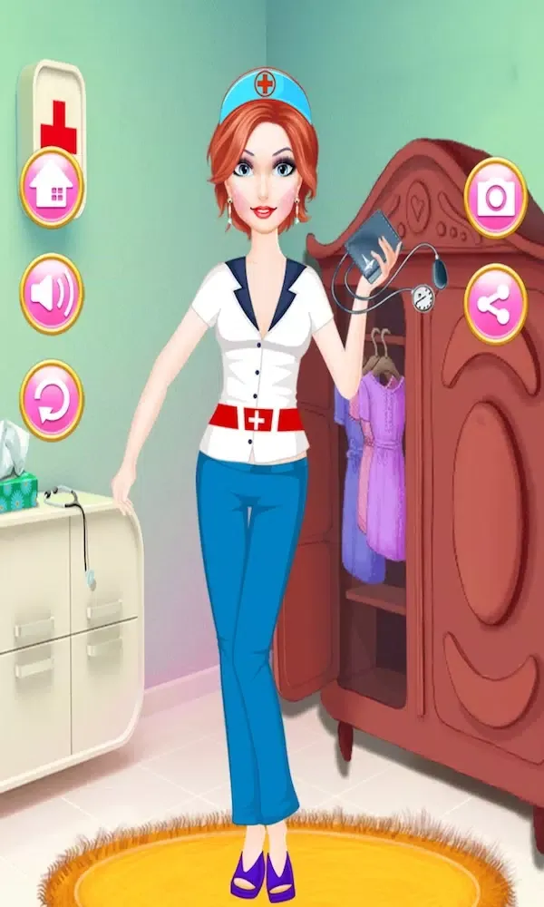 Beautiful Nurse Dress Up & Mak应用截图