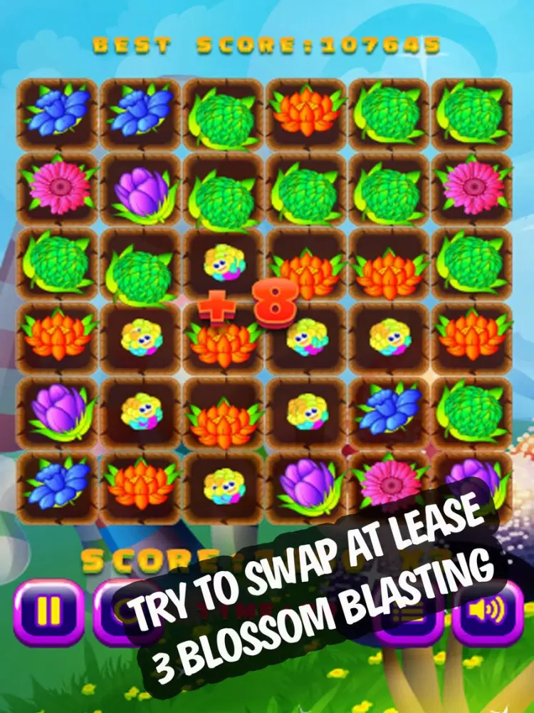 تصاویر Blossom Flower Link Mania iPad 