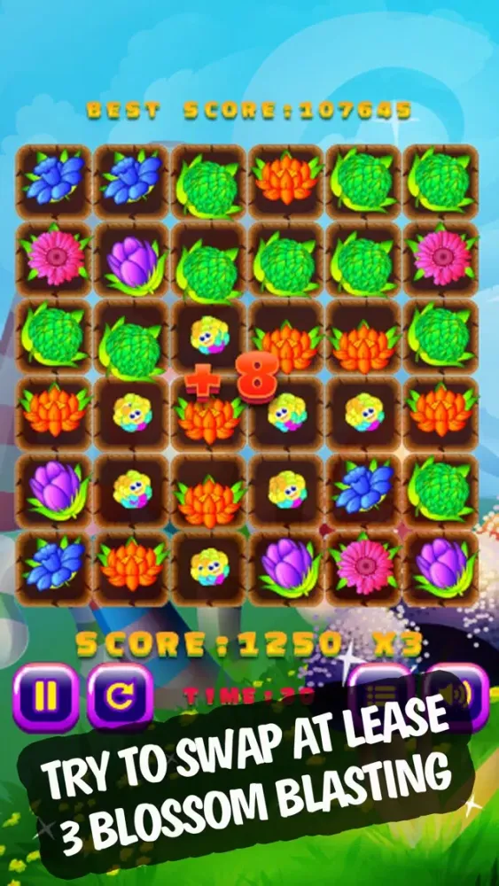 تصاویر Blossom Flower Link Mania