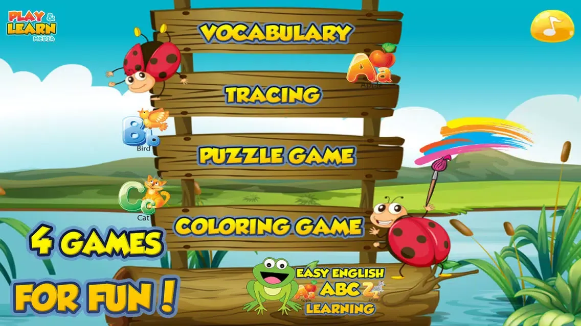 Easy English ABC Learning Game Screenshots