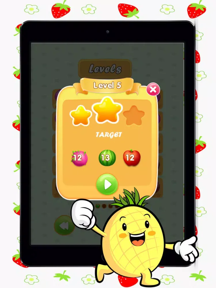 Super Fruit Heroes Crush iPad স্ক্রিনশট