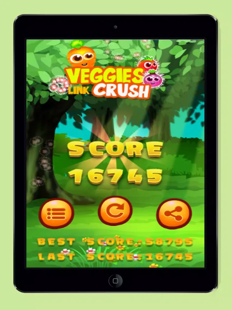 Veggies Link Crush iPad 스크린샷