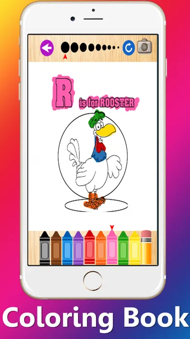 Captures d'écran de ABC Animals Coloring Pages Learning Tools for Kids