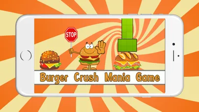 Burger Crush Mania Free Game for Kids スクリーンショット