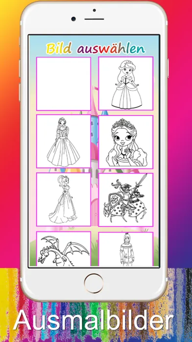 Скриншоты Ausmalbilder für Kinder Kleine Prinzessin
