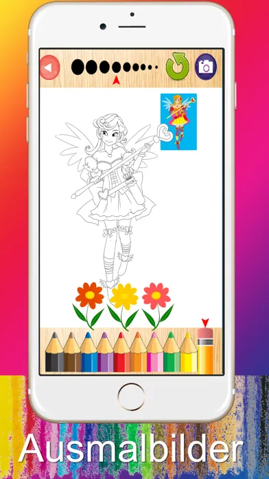 Скриншоты Ausmalbilder für Kinder Kleine Prinzessin