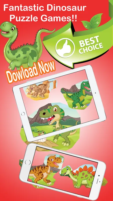 Jurassic Dinosaurs Jigsaw Puzzle - Planet Dinos Educational Puzzles Games to Help Kids and Kindergartens Learn Screenshots