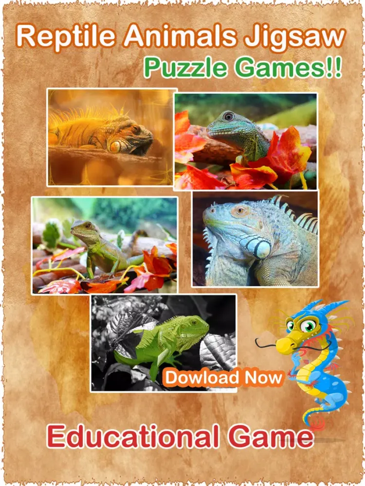 Dragon Puzzles Game Free Animated Jigsaw Puzzle for Kids! iPad  स्क्रीनशॉट