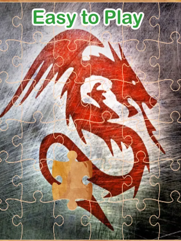 Dragon Puzzles Game Free Animated Jigsaw Puzzle for Kids! iPad  स्क्रीनशॉट