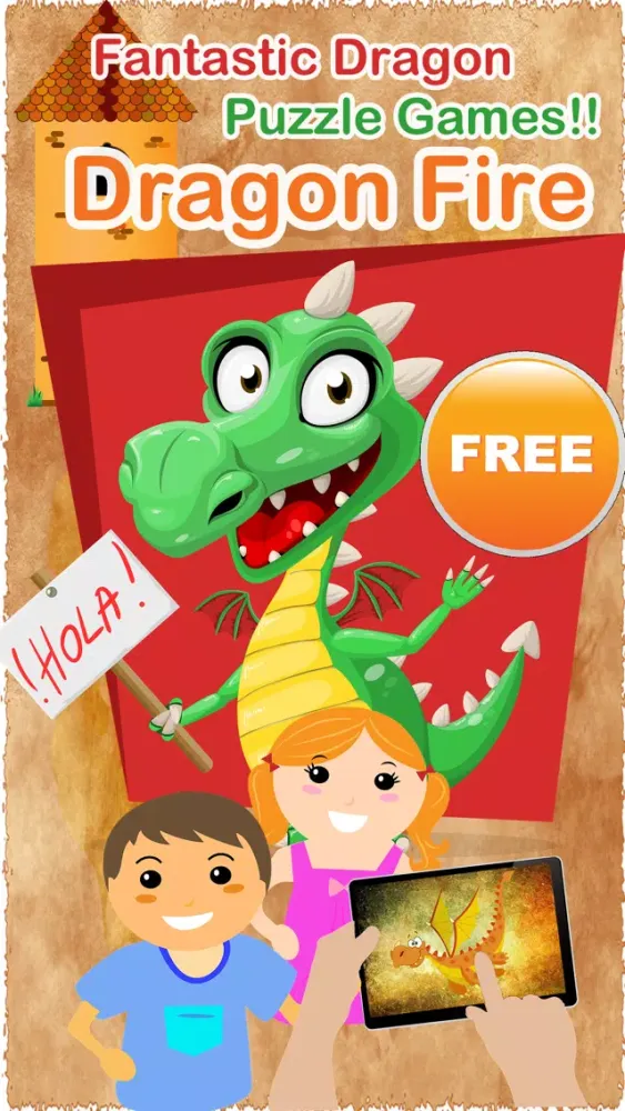 Dragon Puzzles Game Free Animated Jigsaw Puzzle for Kids! स्क्रीनशॉट