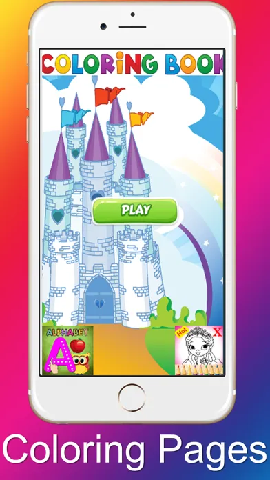 Princess Coloring Pages Beauty and the Beast Screenshots