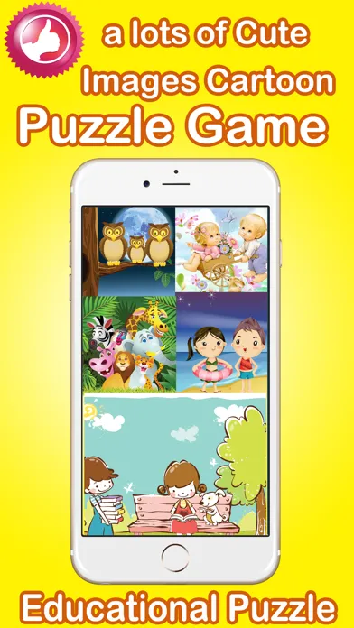 Zrzuty ekranu Cute Images Cartoon Jigsaw Puzzles for Children