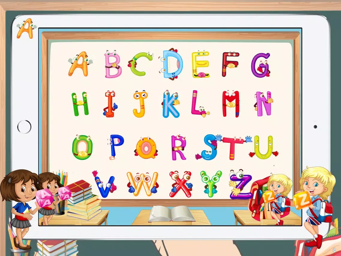 ABC Alphabets worksheet for kindergarten learning iPad 应用截图