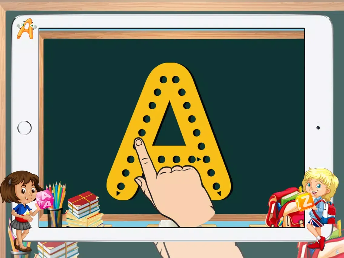ABC Alphabets worksheet for kindergarten learning iPad 应用截图