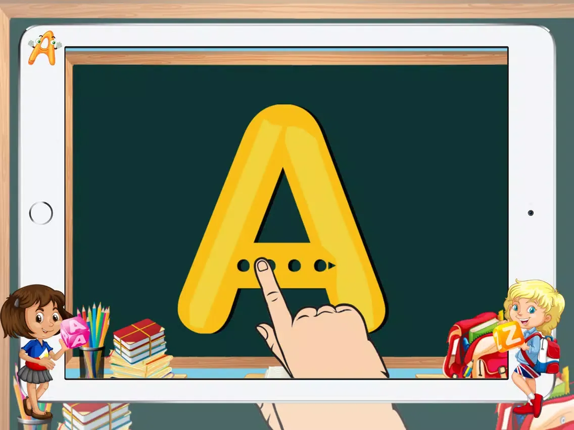 ABC Alphabets worksheet for kindergarten learning iPad 应用截图