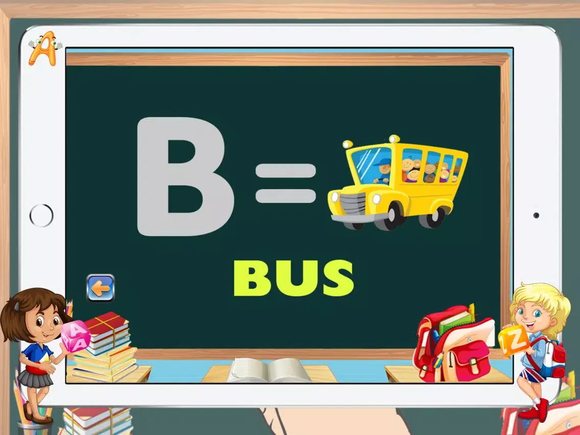 ABC Alphabets worksheet for kindergarten learning iPad 应用截图