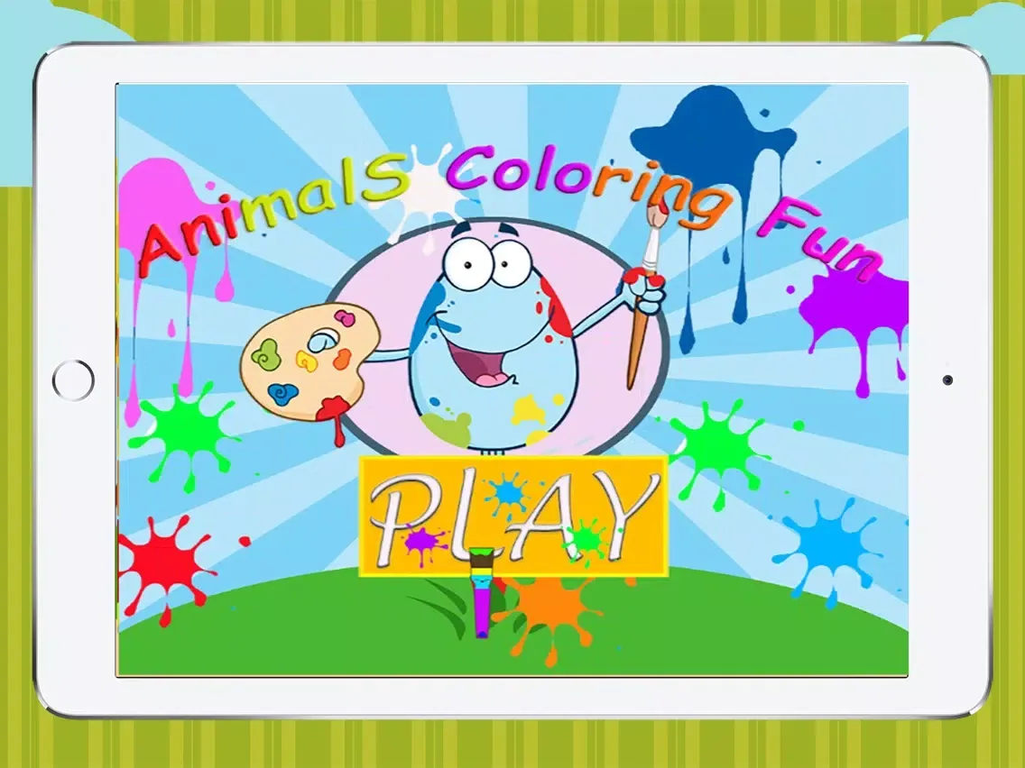 Ảnh chụp màn hình của Animals coloring books for fun iPad 