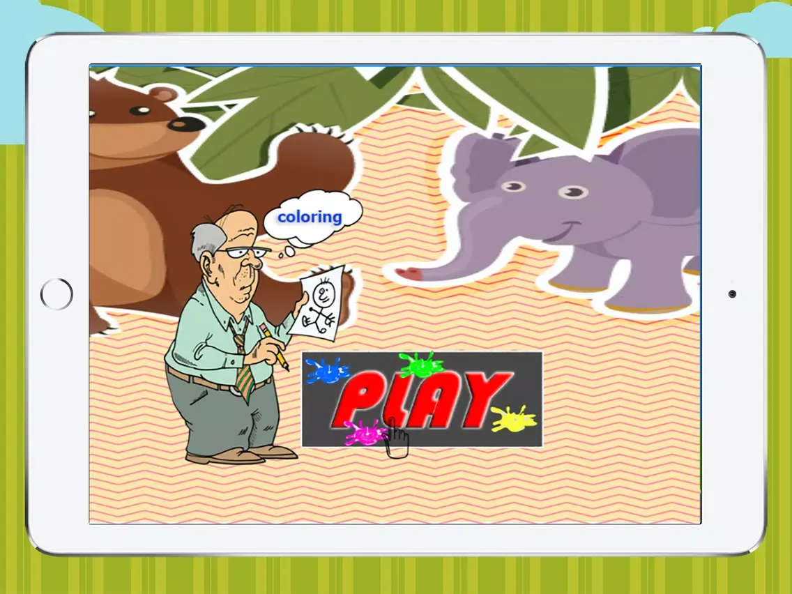 صور Enjoy Coloring book game for kids iPad 