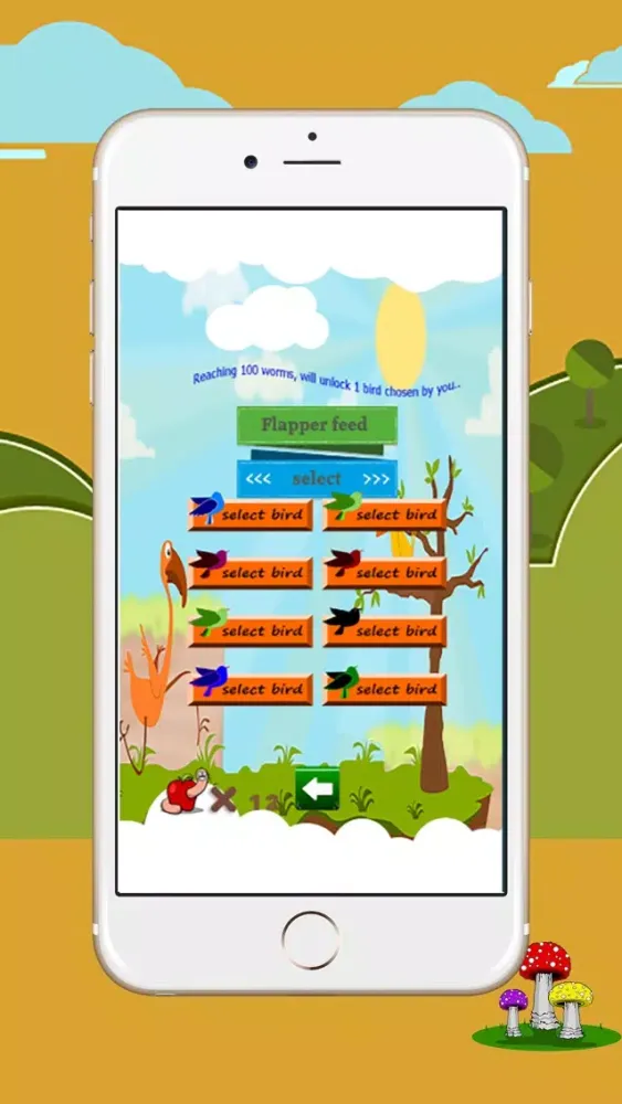 Flapper feed game for kids应用截图