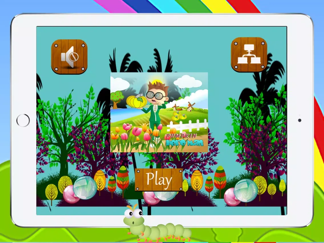 Hero man pumpkin stick jump games for free iPad  Ekran Görüntüleri