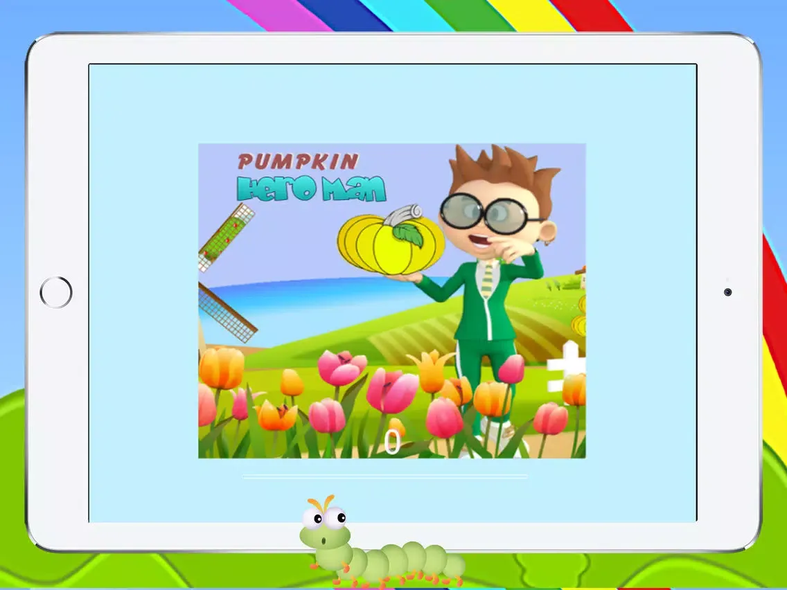 Hero man pumpkin stick jump games for free iPad  Ekran Görüntüleri