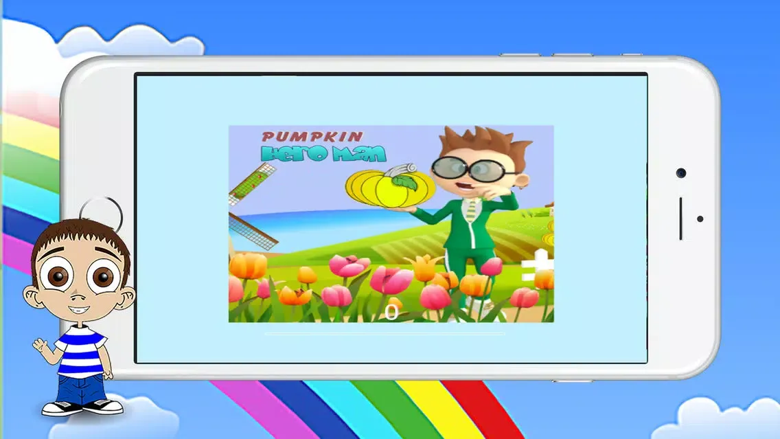 Hero man pumpkin stick jump games for free Ekran Görüntüleri
