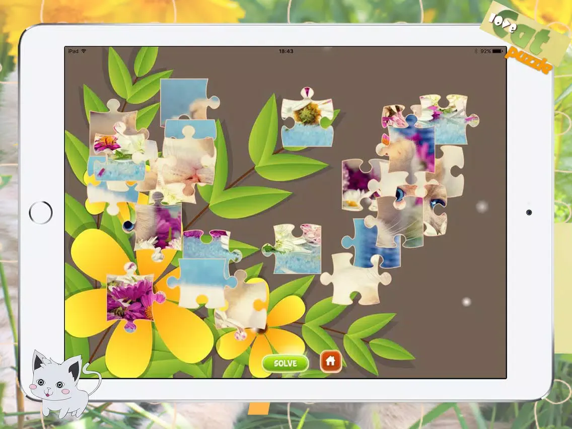 Captures d'écran de Big cats puzzles jigsaw everyday for adult iPad 