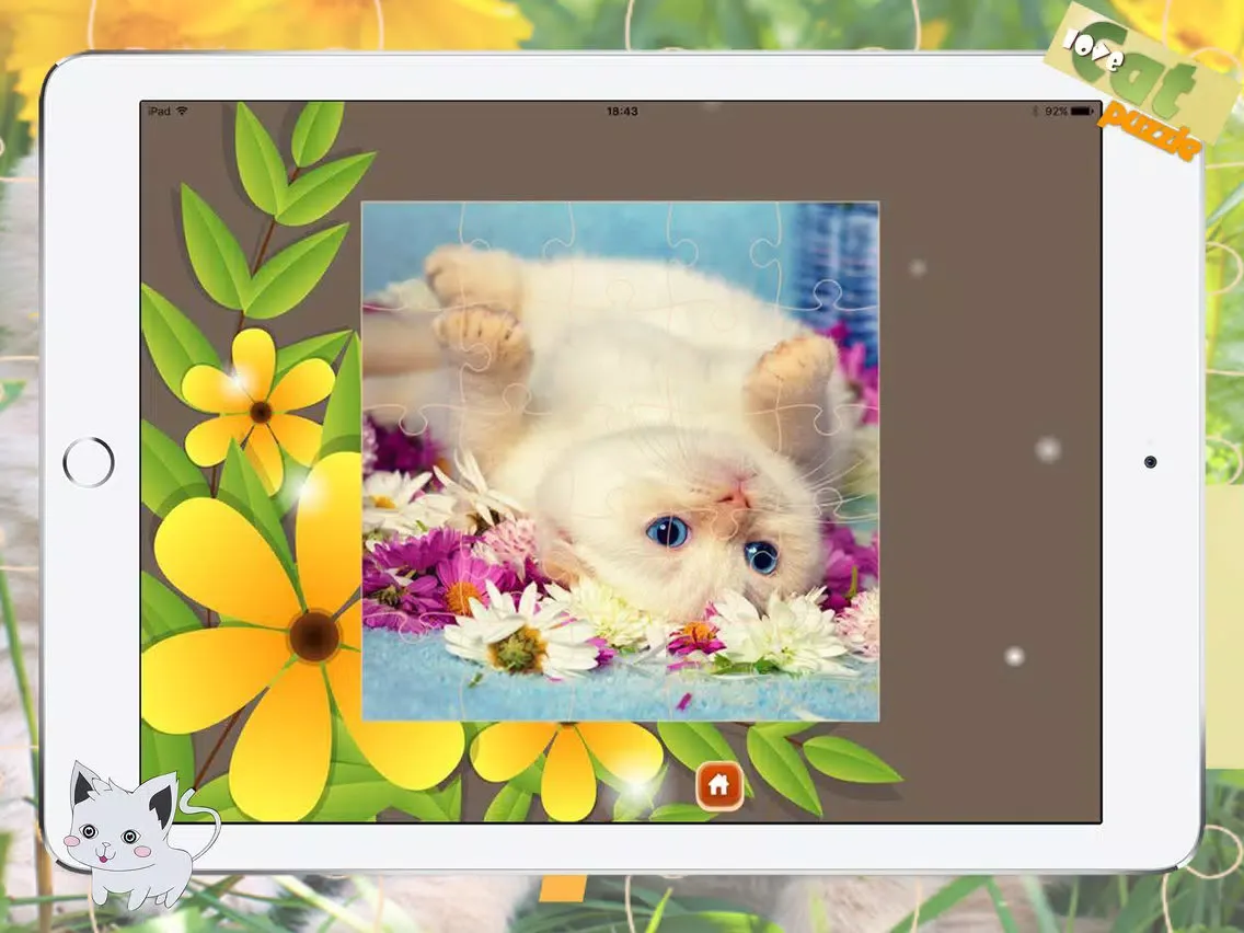 Captures d'écran de Big cats puzzles jigsaw everyday for adult iPad 