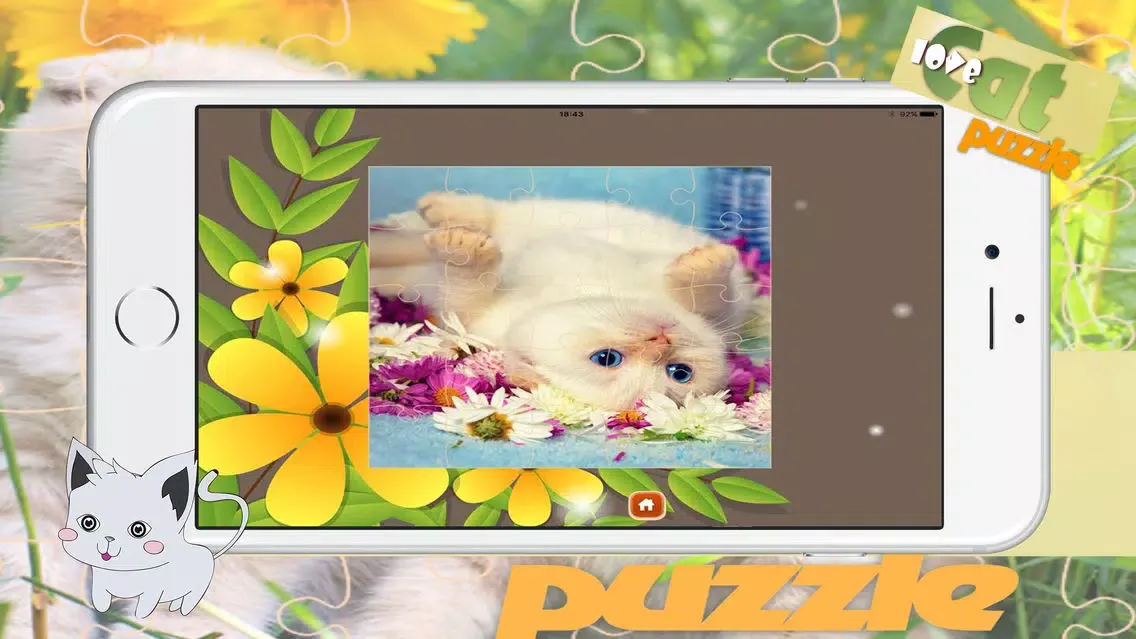 Captures d'écran de Big cats puzzles jigsaw everyday for adult