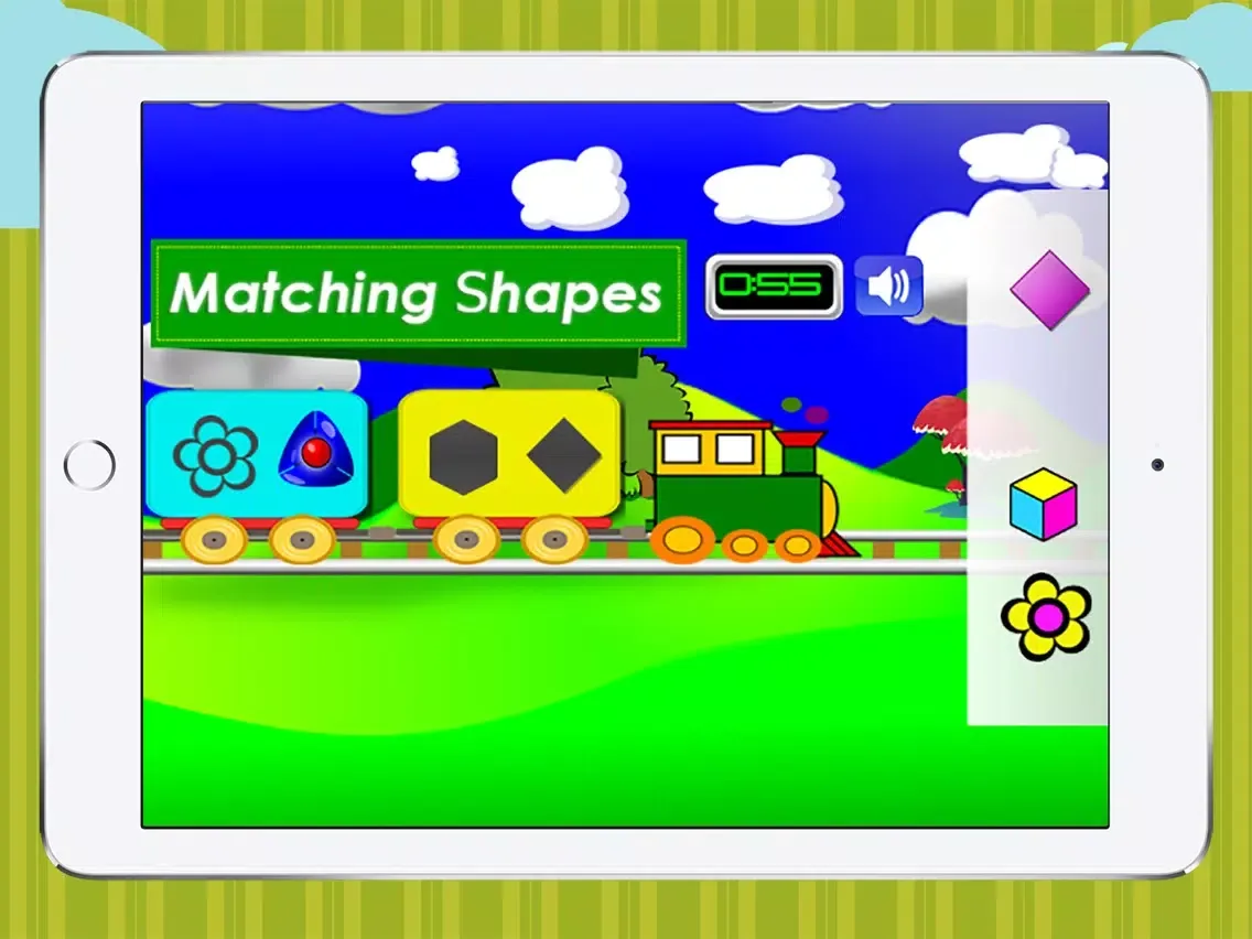 Captures d'écran de Matching Shapes game for kids iPad 