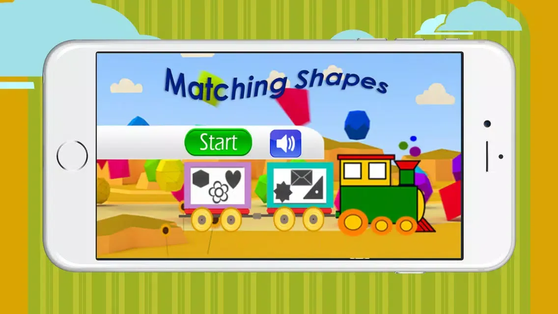 Captures d'écran de Matching Shapes game for kids