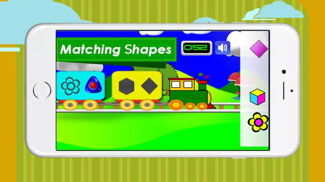 Captures d'écran de Matching Shapes game for kids