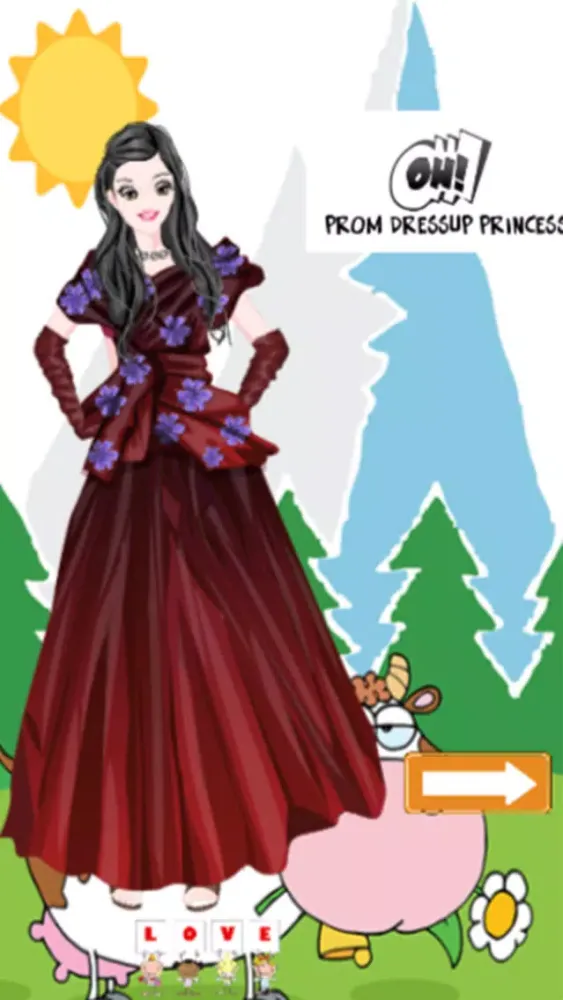 Zrzuty ekranu Prom dress up princess games for girls