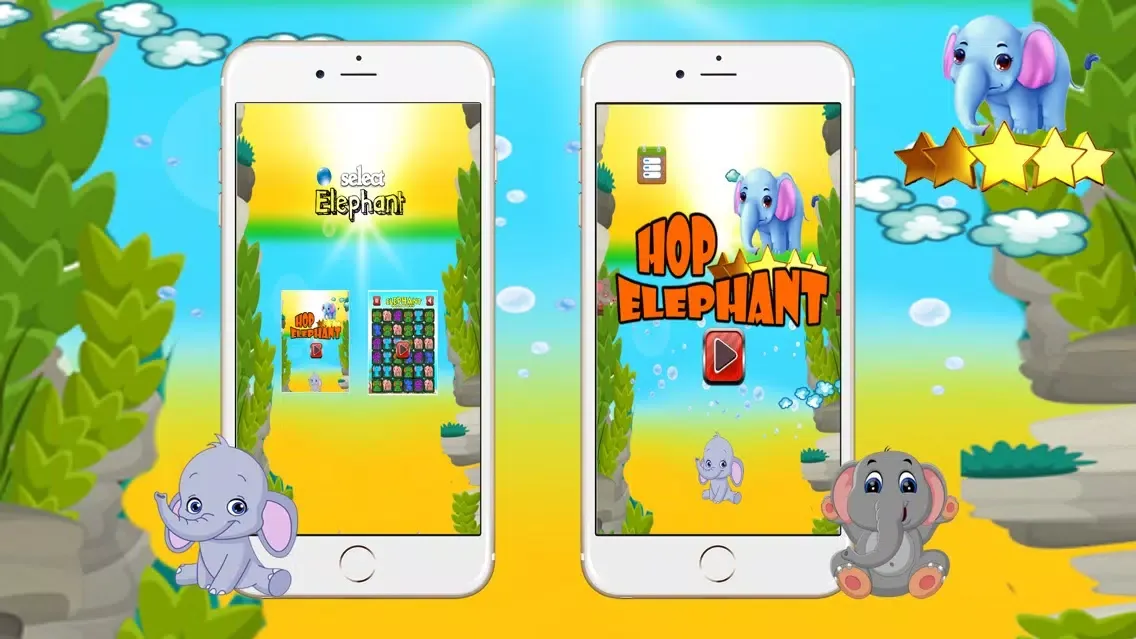 Tangkapan skrin World of elephant turn