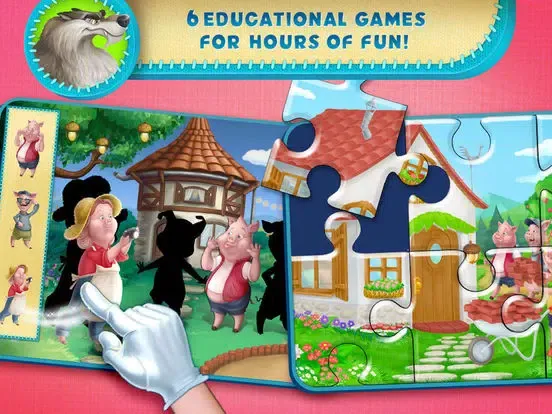 Three Little Pigs Adventure iPad  Screenshots