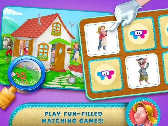 Three Little Pigs Adventure iPad  Screenshots